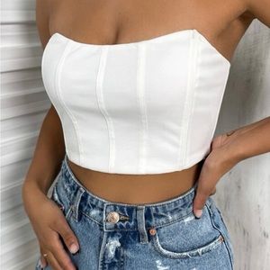 Corset strapless top